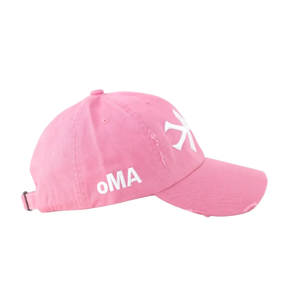 Boné oMA Studios NY Valentines Distressed Pink - Droper