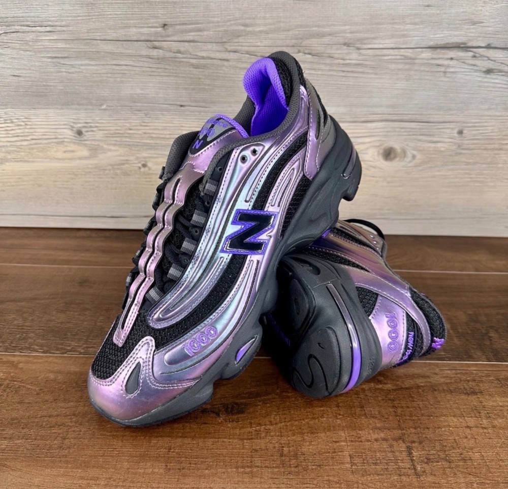 New Balance 1000 Faded Black Electric Indigo — 41, Novo