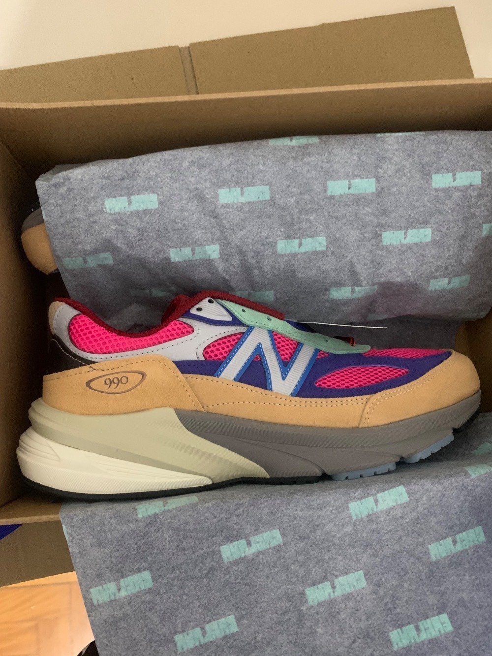 Action Bronson x New Balance 990v6 Made in USA Hi-Pink Royal Blue