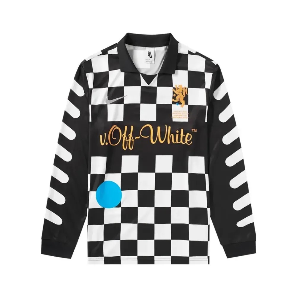 Off-White x Nikelab Camiseta Mercurial NRG X Football Jersey Black — M, Novo