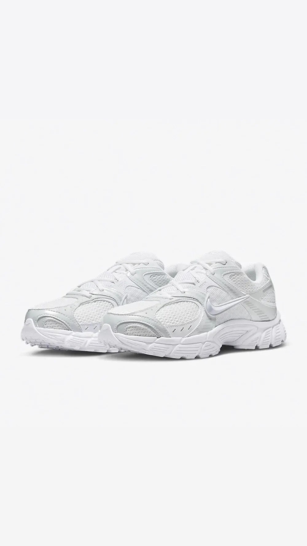 Nike V5 RNR White Black Metallic Silver — 37 / 38 / 39 / 40 / 41 / 42 / 43, Novo