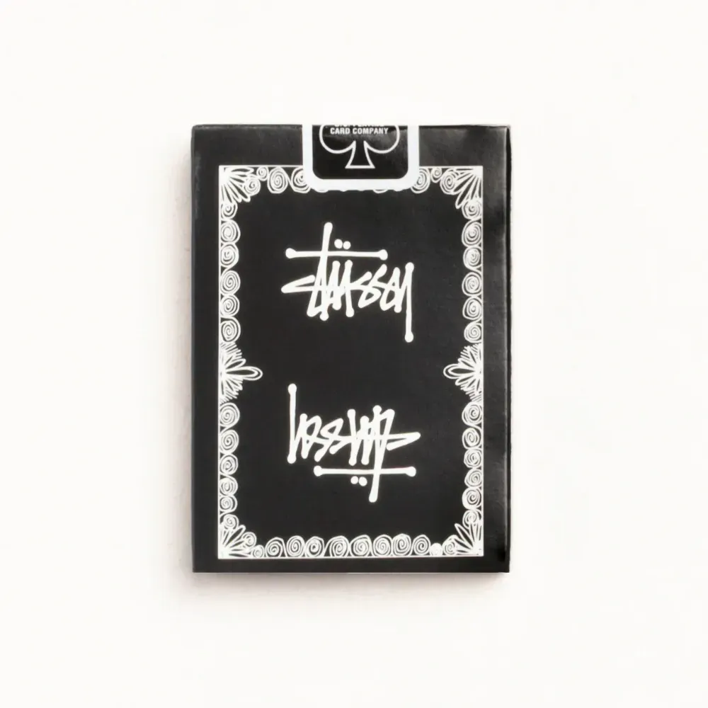 Bicycle x Stüssy Baralho Playing Cards Black - Droper
