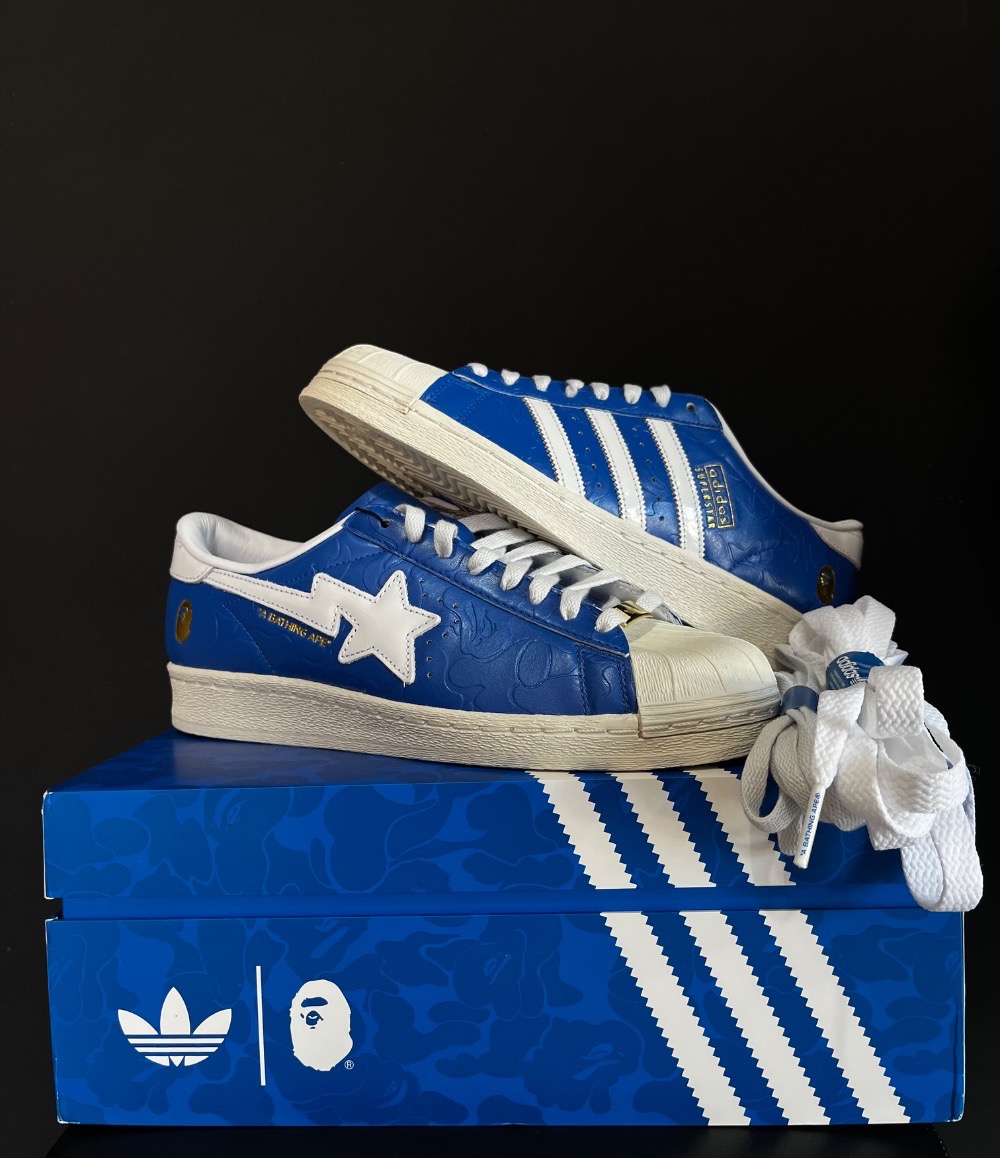 A Bathing Ape BAPE x adidas Superstar Blue