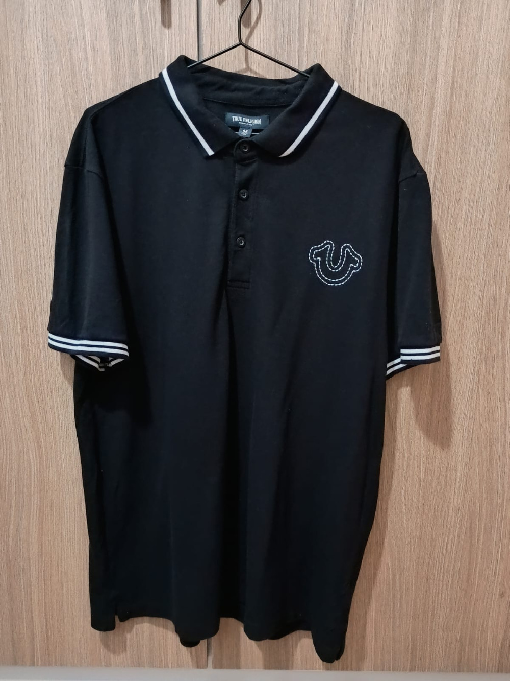 True Religion Big T Horseshoe Polo Shirt