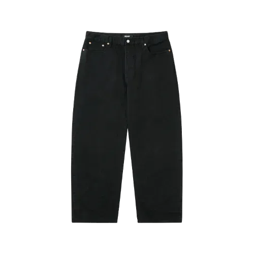 Calça Palace Baggy Jean Le Script P90 Black - Droper
