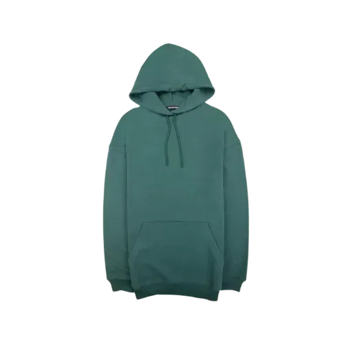 Moletom Balenciaga Back Logo Print Dark Green