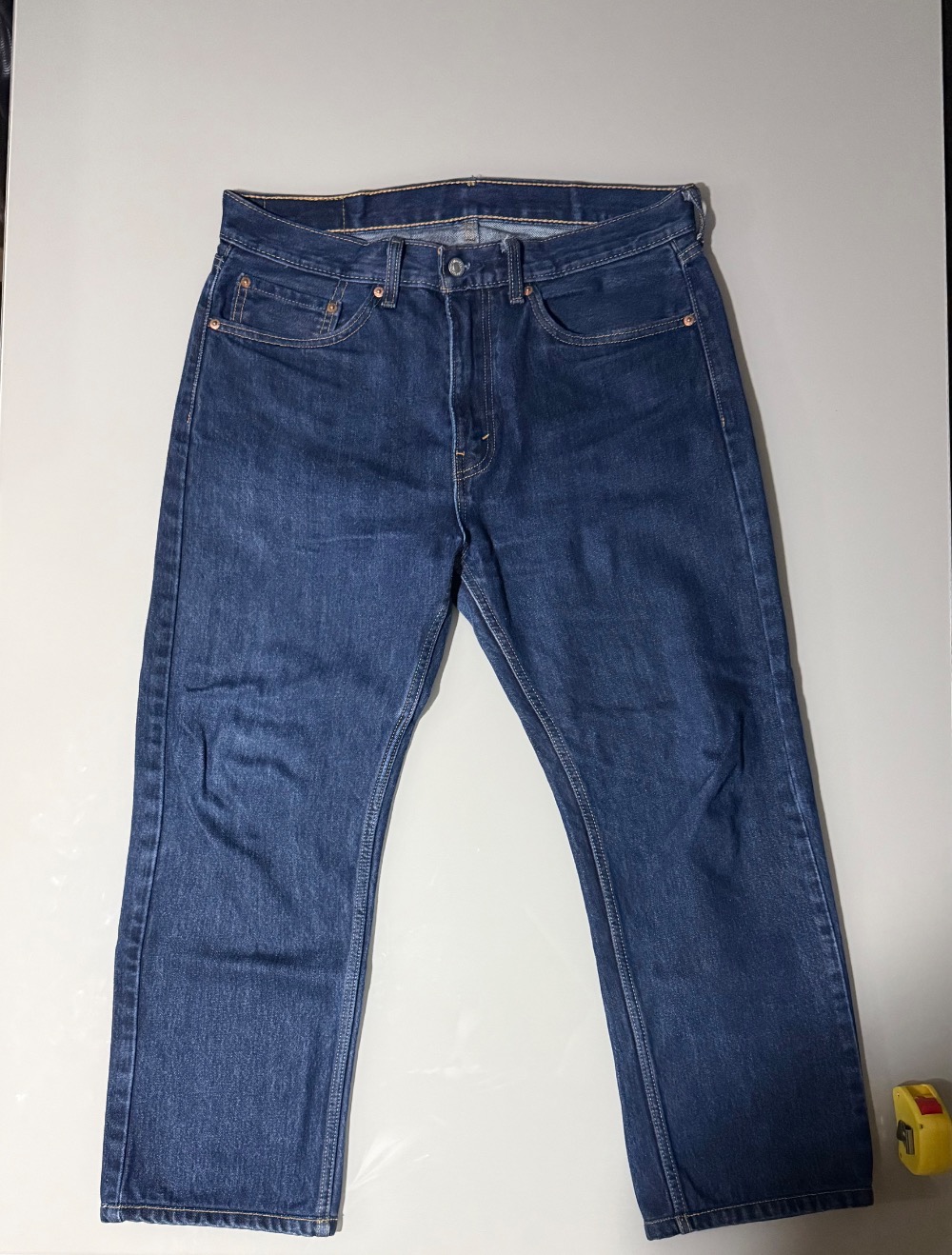 Calca Jeans Reta Levi's 505 Lavagem Escura