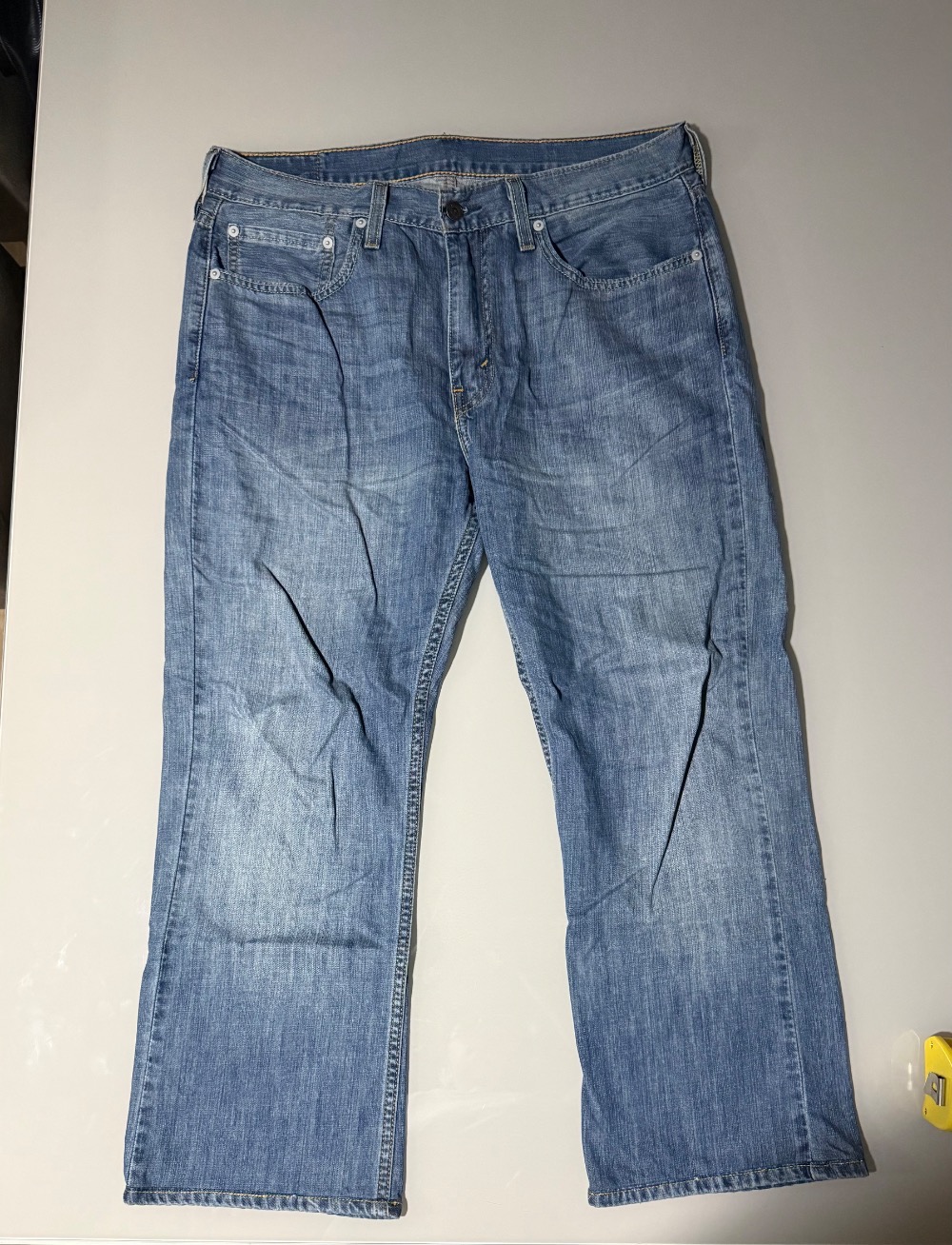 Calca Jeans Bootcut Levi's 527 Azul Clara