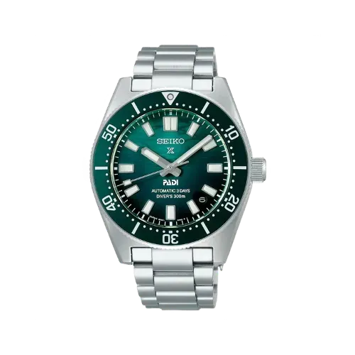 Relógio Seiko Prospex Shogu-Rai PADI Green 40 mm