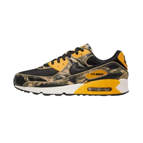 Nike Air Max 90 Premium Black University Gold Camo