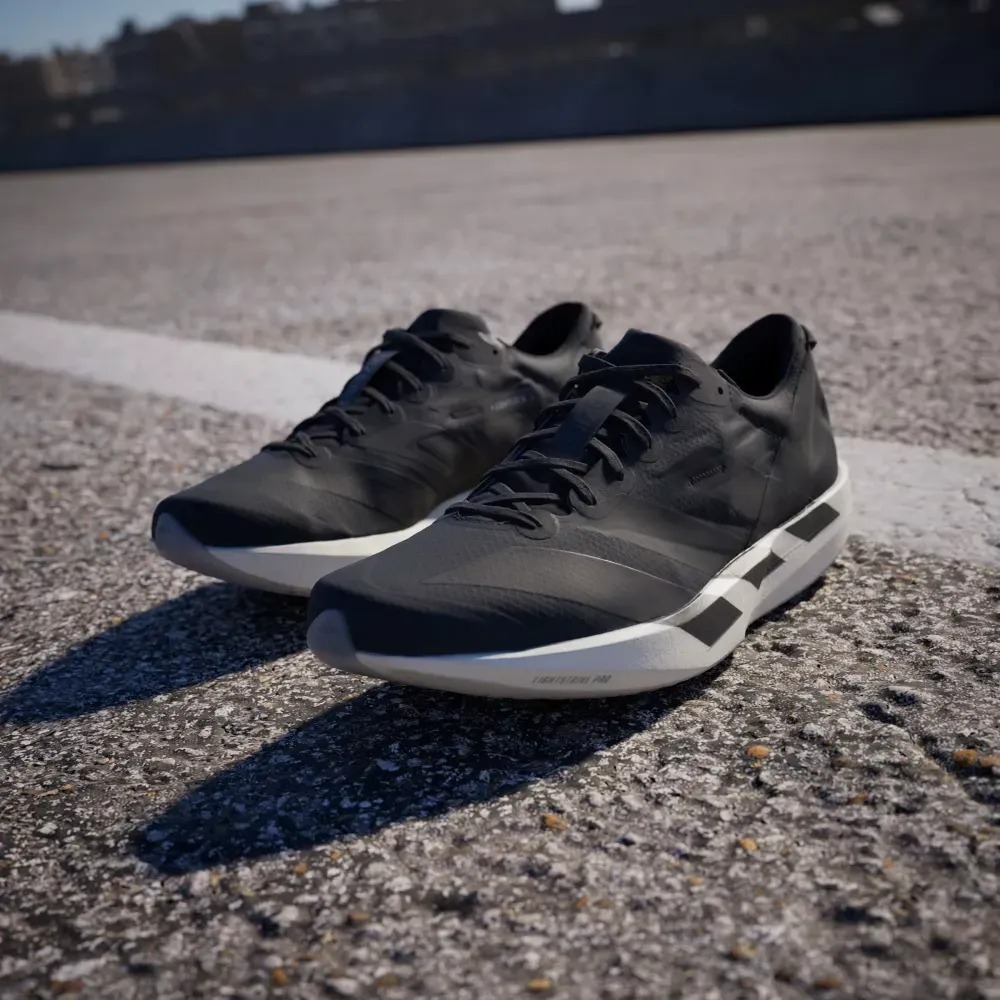 adidas Adizero Adios 9 Running Core Black Iron Metallic — 38 / 39 / 40 / 41 / 42 / 43, Novo