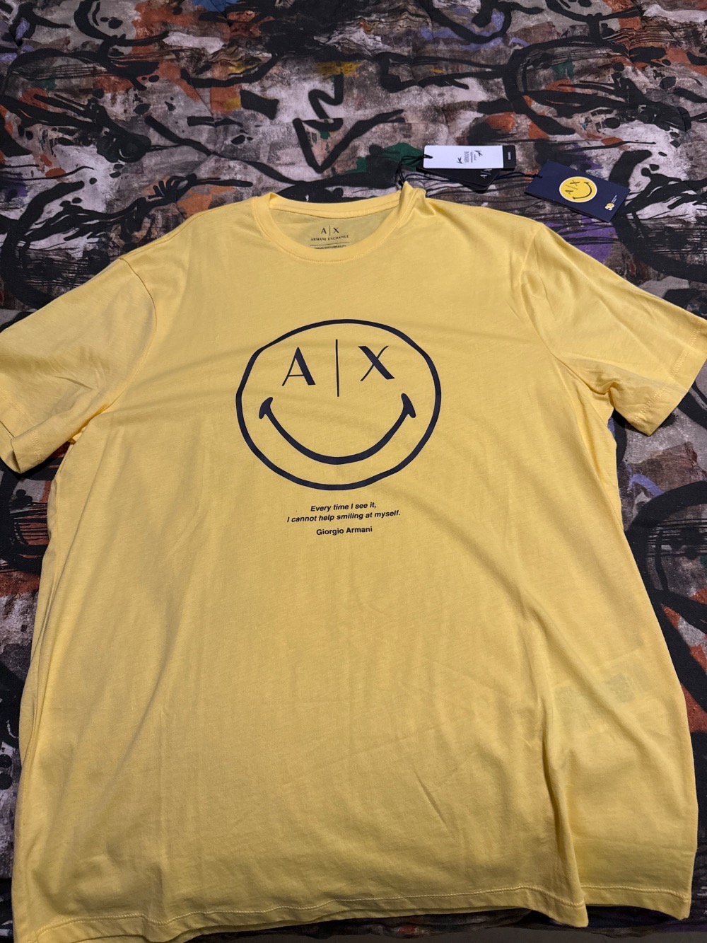 camiseta armani exchange every time i see it