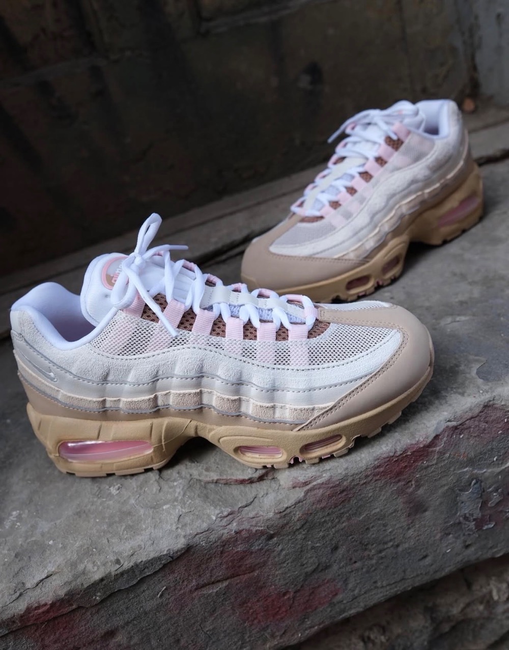 Nike Air Max 95 Big Bubble Linen Feminino — 34, Novo