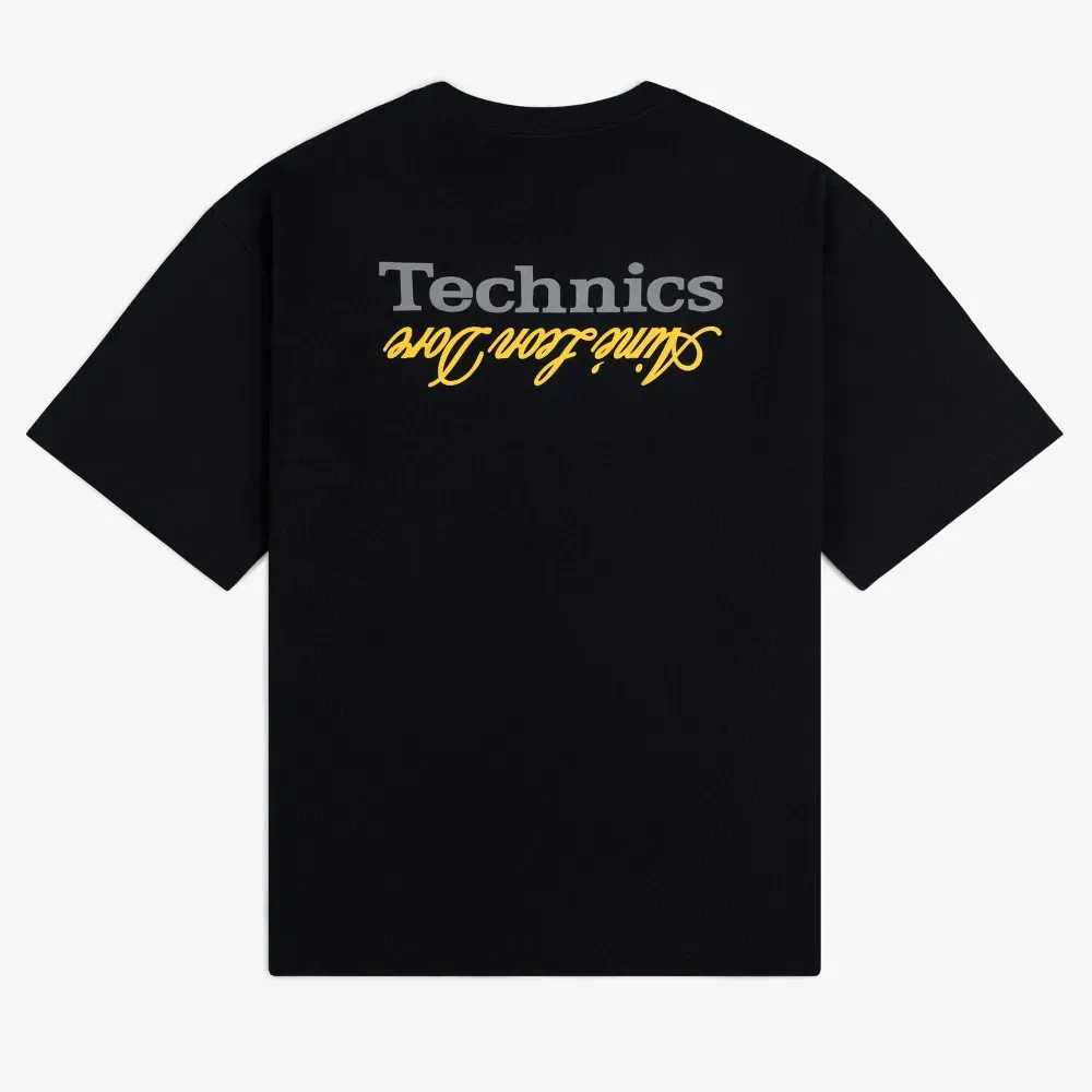 Camiseta Aimé Leon Dore Technics Logo Jet Black - Droper