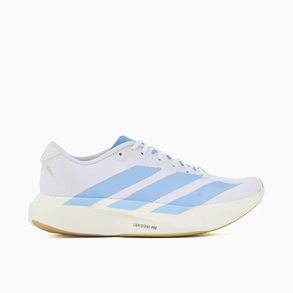 adidas Adizero Evo SL Wove White Clear Blue Feminino - Droper