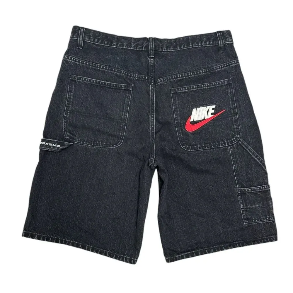 Nike x Supreme Shorts Jeans Black SS24 - Droper