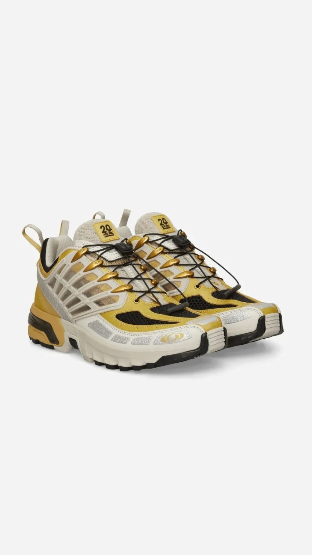 Salomon ACS Pro 20 Years Anniversary Golden Archive Rich Gold Old Silver — 37 / 38 / 39 / 40 / 41 / 42 / 43, Novo