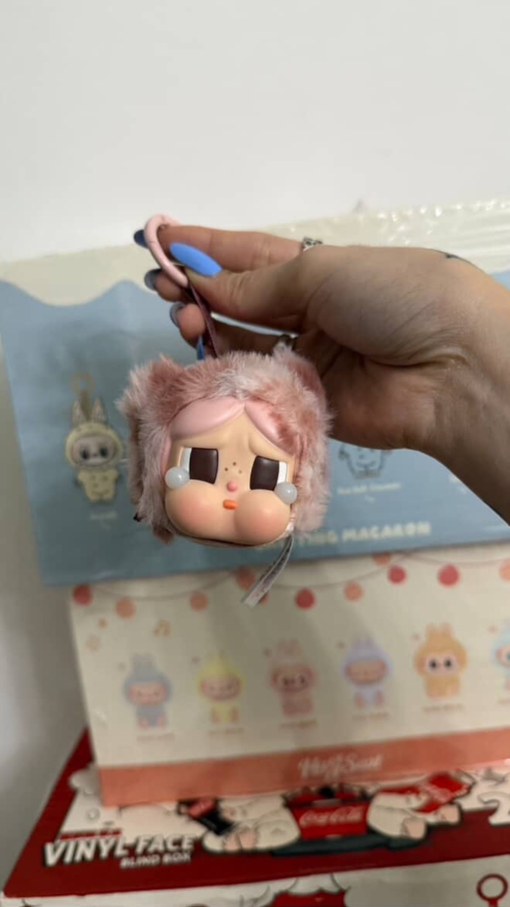 Pop Mart Crybaby Wild but Cutie Series Pink Cutie Vinyl Plush Pendant