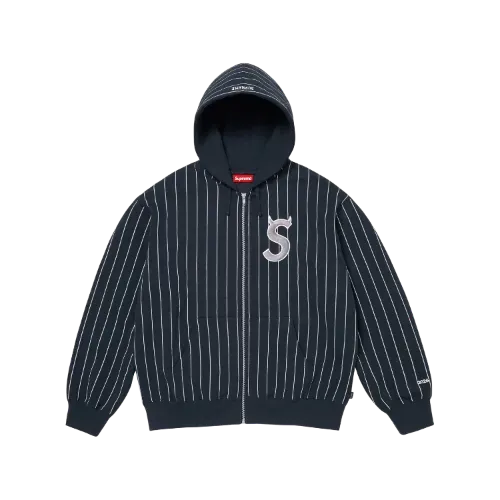 トップス Supreme Devil S Logo Zip Up Hooded M Moletom Supreme Devil S Logo Zip Up Stripe SS26-W5 - Droper