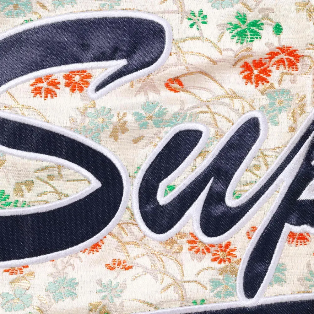 Camiseta Supreme Jersey Floral Jacquard Baseball White SS26-W5