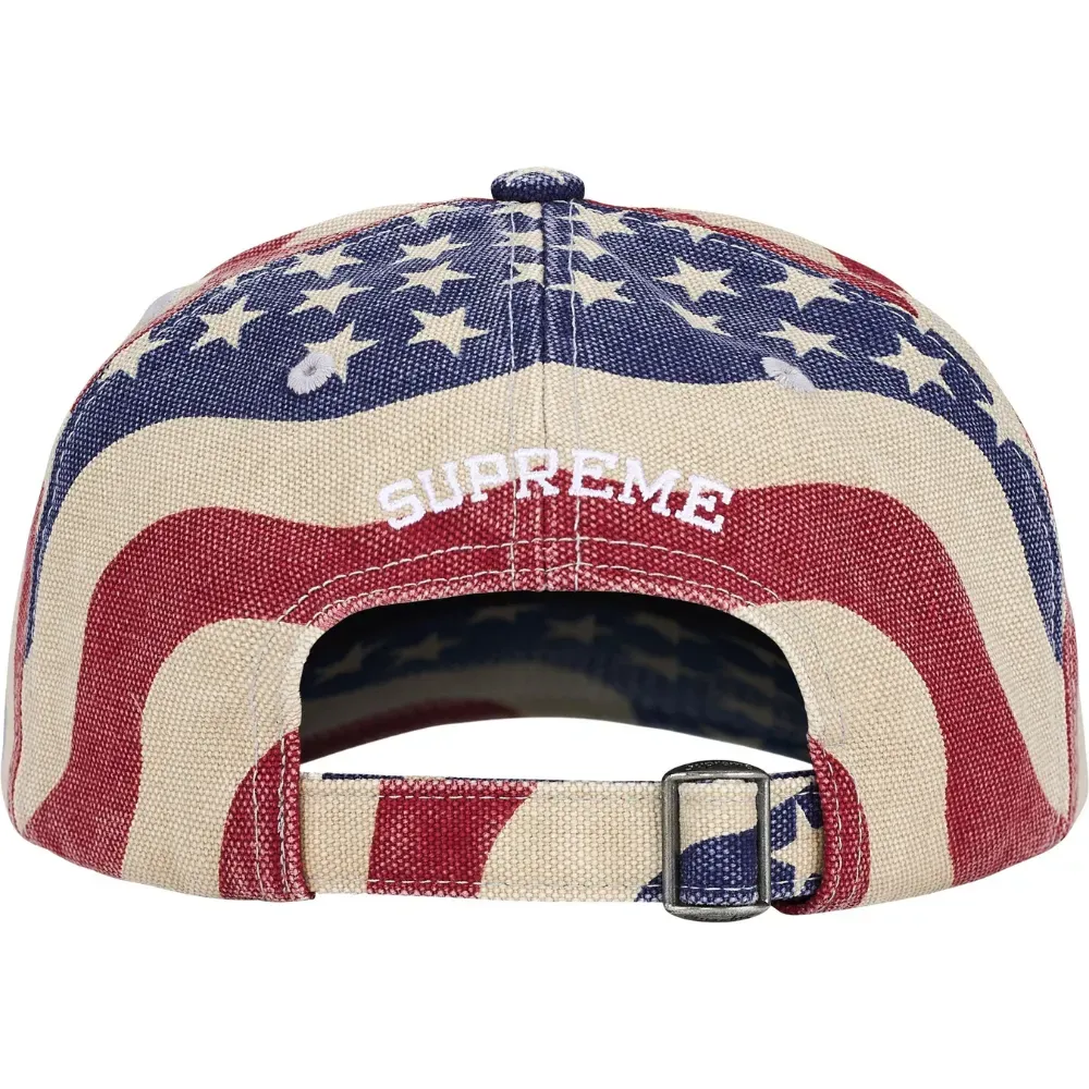 Boné Supreme Pigment Coated S Logo 6-Panel Flag SS26-W5 - Droper