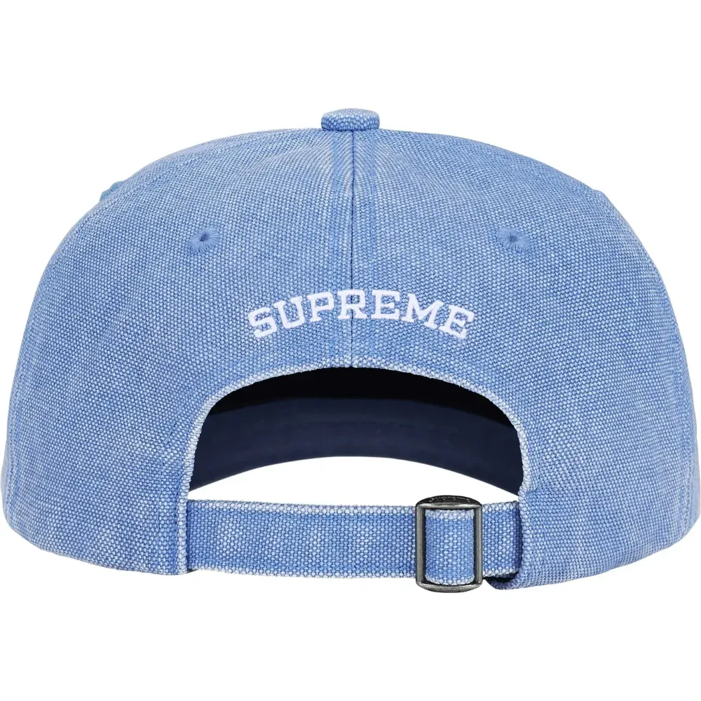 Boné Supreme Pigment Coated S Logo 6-Panel Light Blue SS26-W5 - Droper