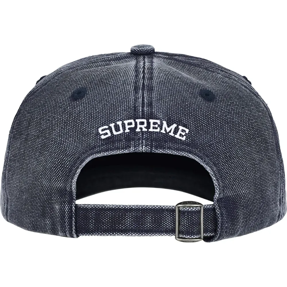Boné Supreme Pigment Coated S Logo 6-Panel Navy SS26-W5 - Droper