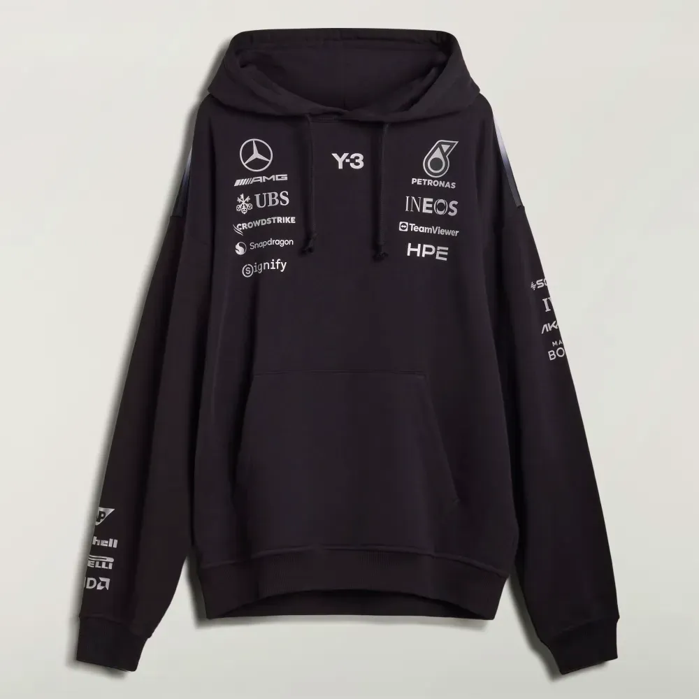 Y-3 x Mercedes AMG Petronas F1 Team x adidas Moletom Black - Droper
