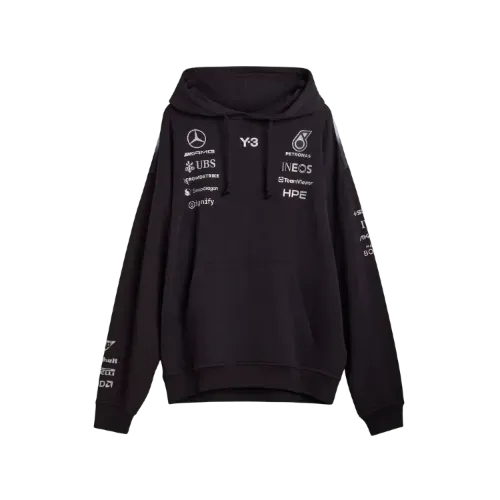 Y-3 x Mercedes AMG Petronas F1 Team x adidas Moletom Black - Droper