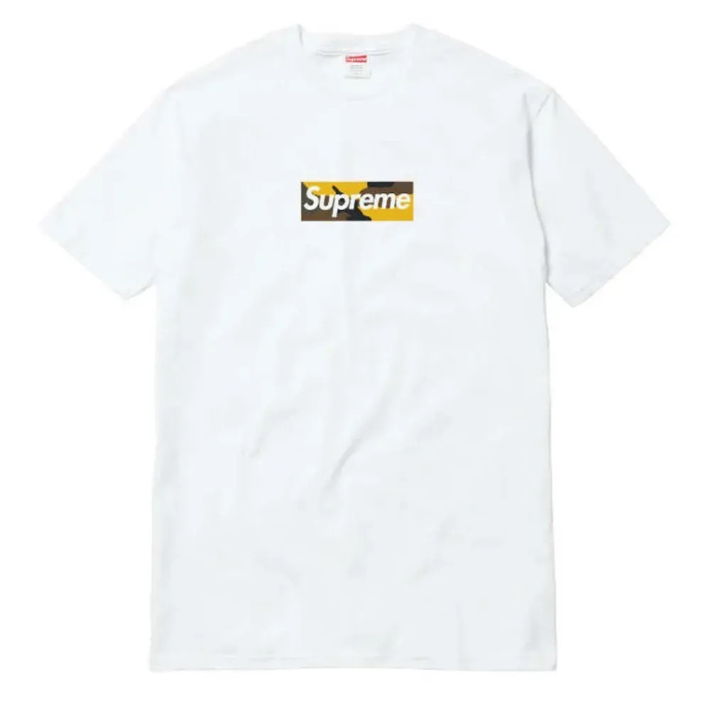 Camiseta Supreme Box Logo Brooklyn White FW17 — M / G, Novo