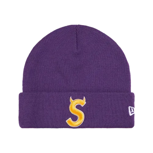 New Era x Supreme Touca Devil S Logo Purple SS26-W5 - Droper