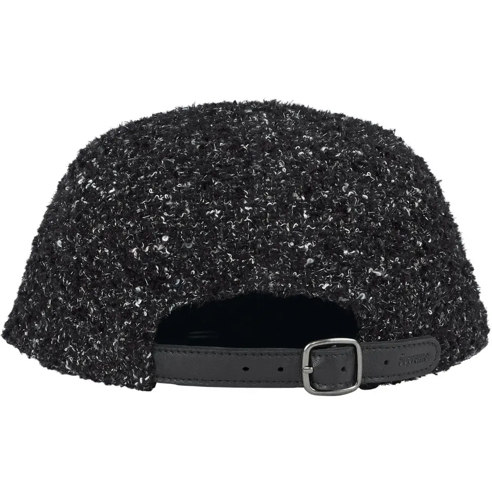Boné Supreme Bouclé Camp Black SS26-W5 - Droper