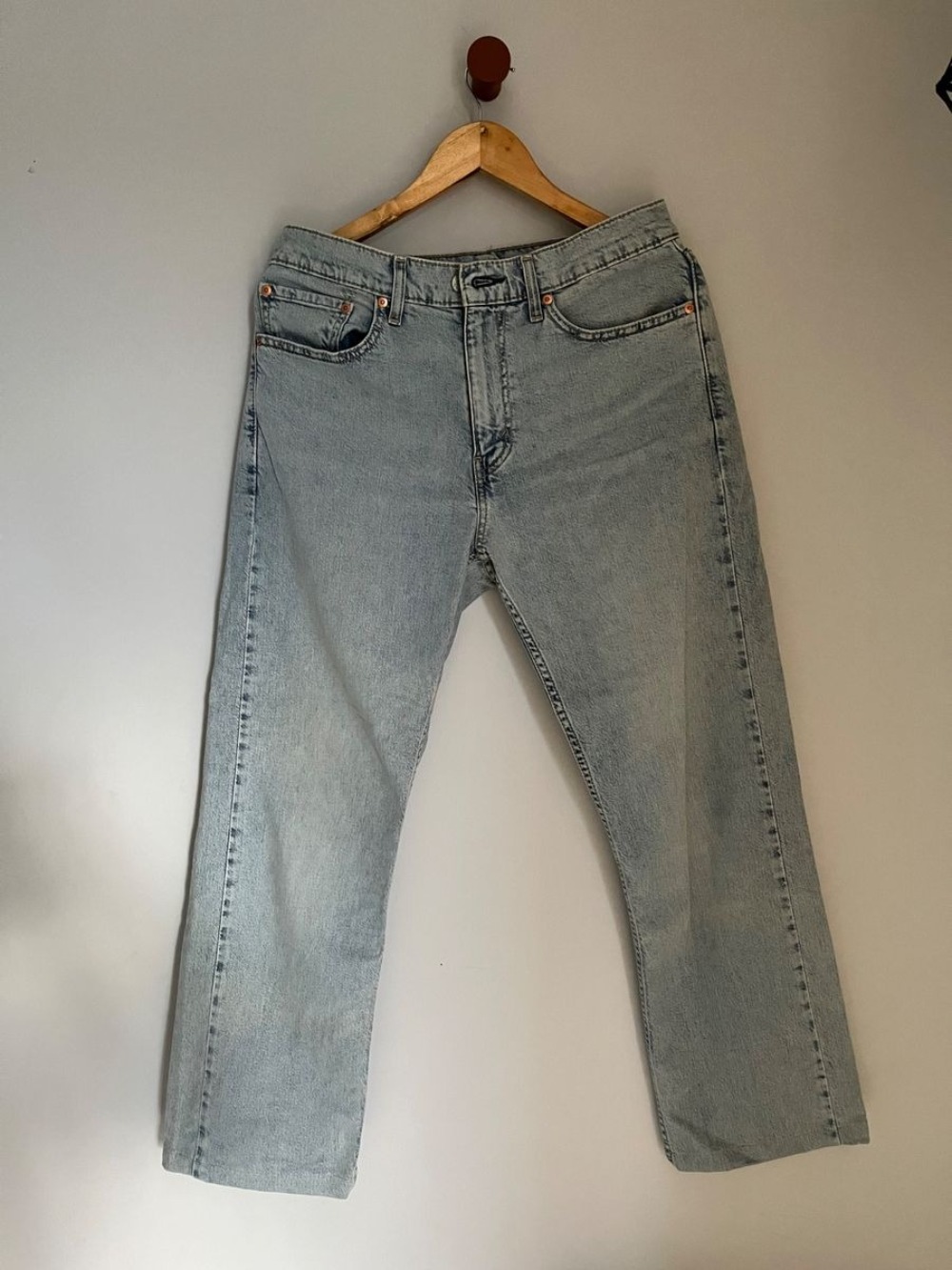 Calça reta Levi's azul 505
