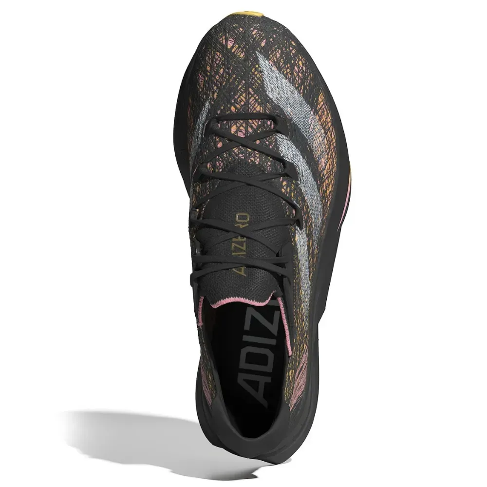 2 Strung x adidas Adizero Prime Core Black Zero Metalic Spark - Droper