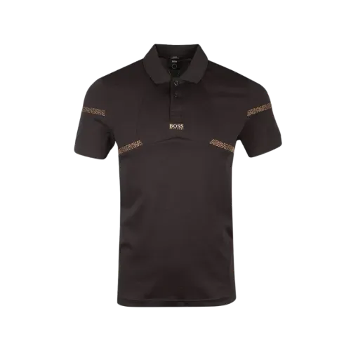 Camisa Hugo Boss Polo Athleisure Paul Pixel Black