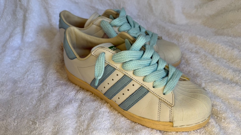 adidas Superstar 82 Crystal White Clear Blue