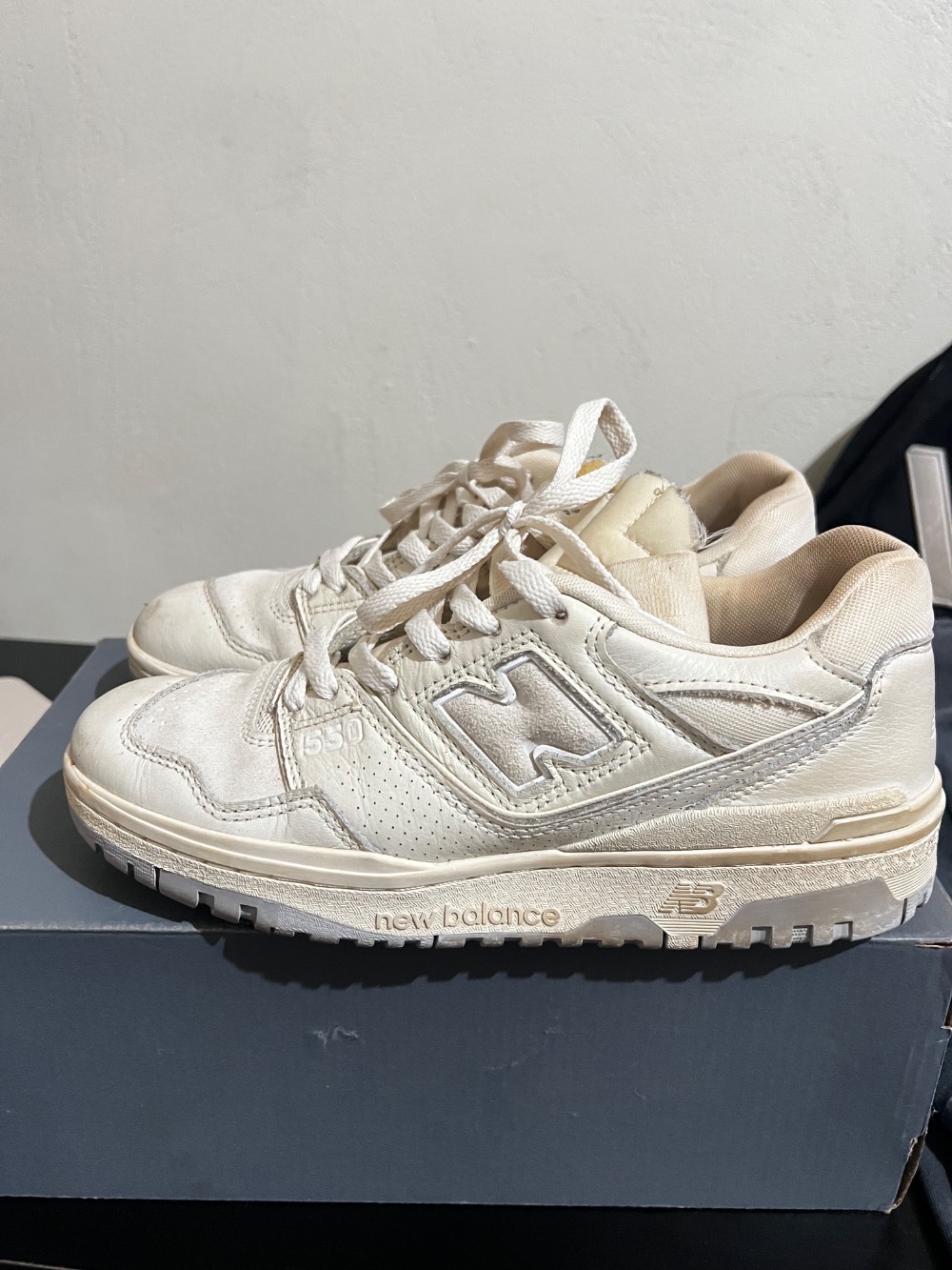 New Balance 550 White Cream Grey