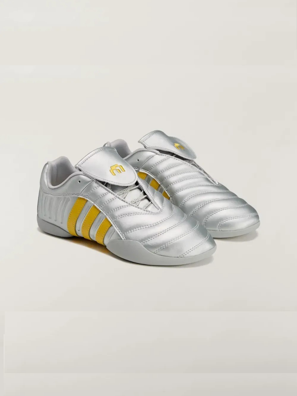 Miaou x adidas Elite Mei Silver Metallic Collegiate Navy Hazy Yellow