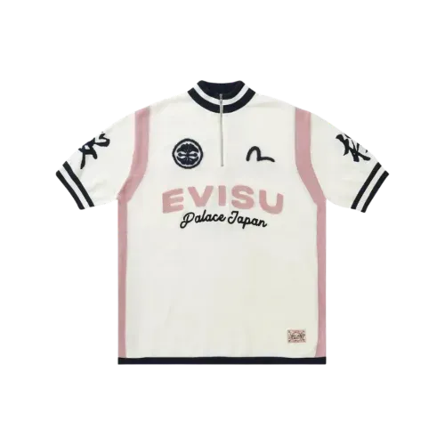Evisu x Palace Camiseta Cycle Knit Off White
