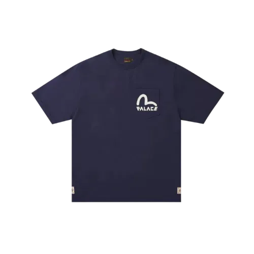 Evisu x Palace Camiseta Heavy Wash Navy