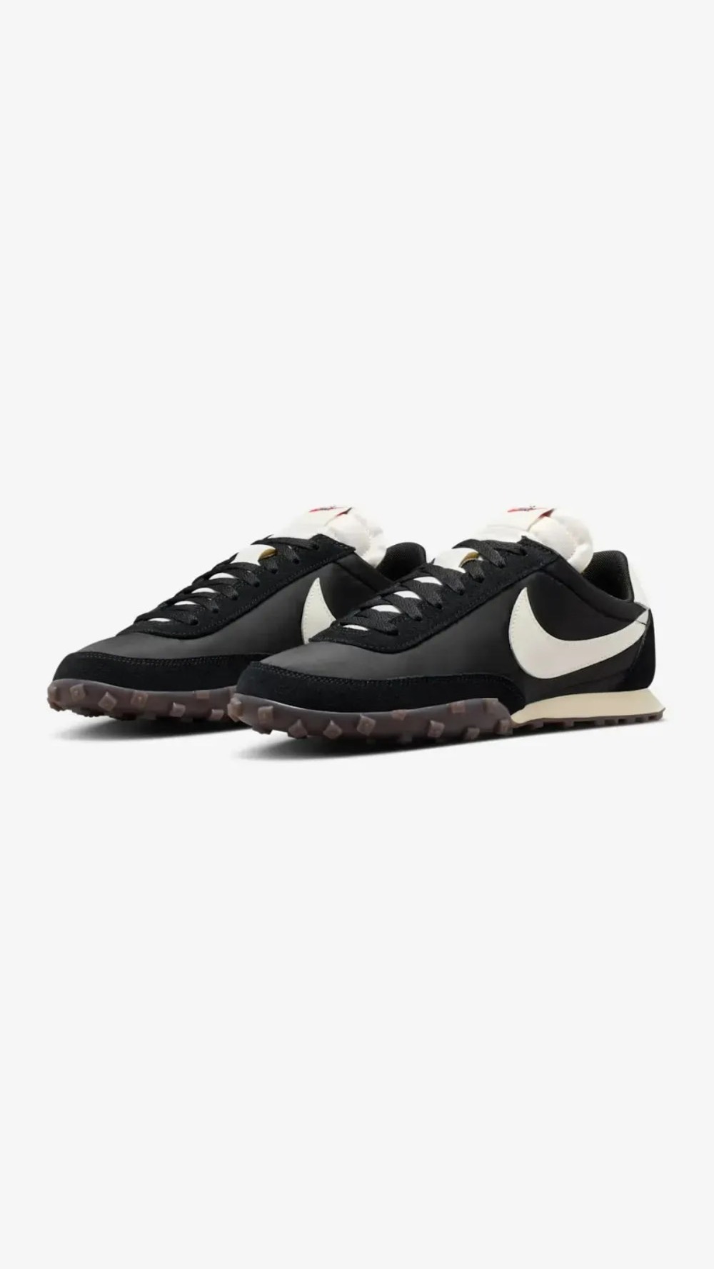 Nike Waffle Racer Black Coconut Milk Dark Brown Gum Sail — 38 / 39 / 40 / 41 / 42 / 43, Novo