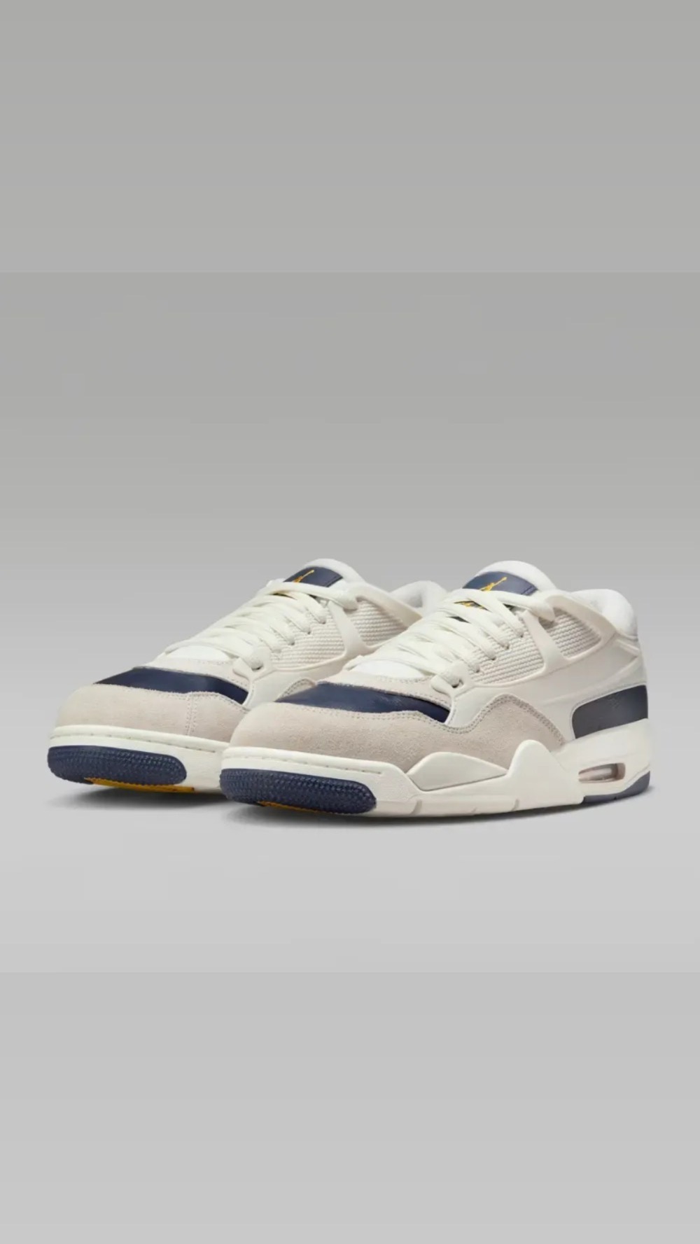 Air Jordan 4 RM Sail Phantom University Gold Midnight Navy — 38 / 39 / 40 / 41 / 42 / 43, Novo