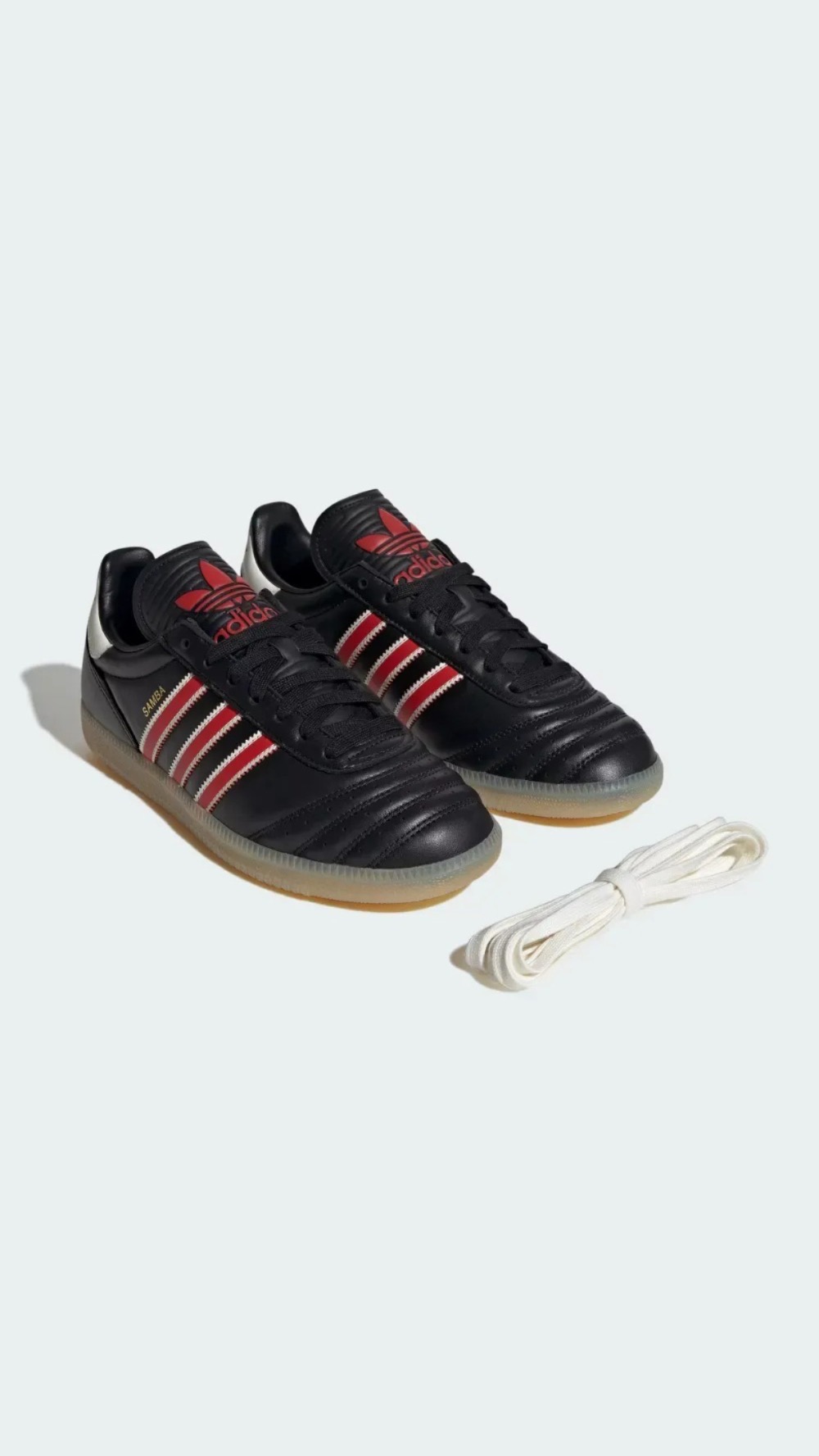 adidas Samba JP Core Black Red Gum — 37 / 38 / 39 / 40 / 41 / 42 / 43, Novo