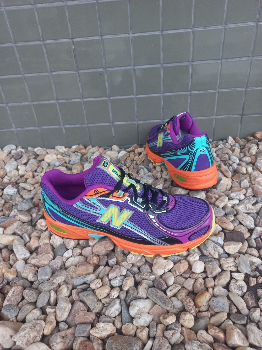 New Balance 740 Concord Grape Purple Fuchsia Sun Glow — 43, Novo