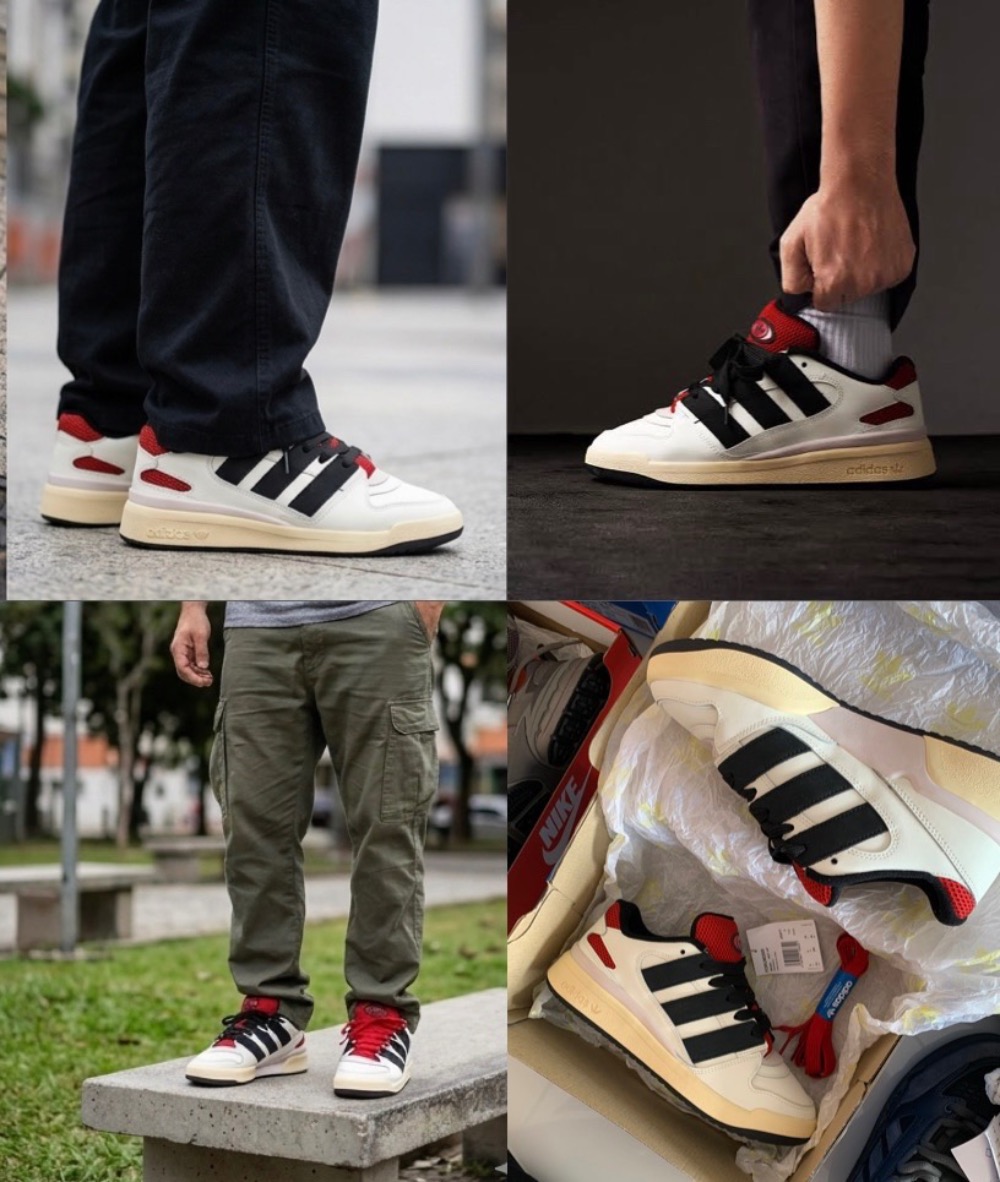 adidas Forum2000 Off White Core Black Easy Yellow