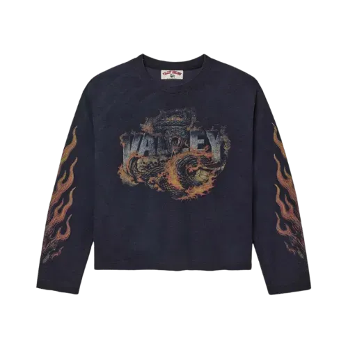 Moletom Vale Lives Forever Chopper Pullover Black - Droper