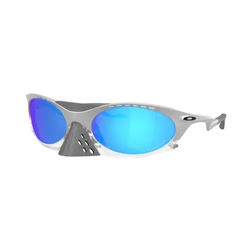 Óculos Oakley Plantaris Matte Blue Prizm Sapphire X-Silver