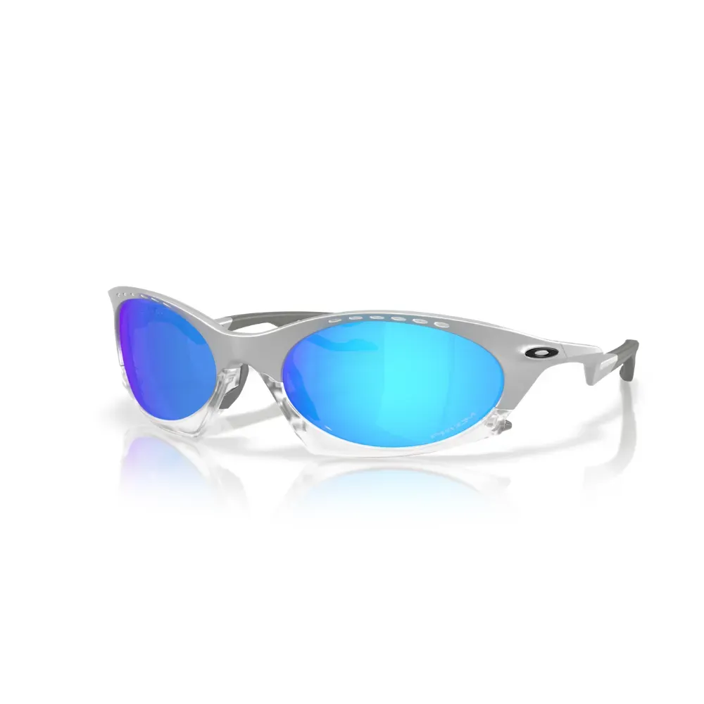 Óculos Oakley Plantaris Matte Blue Prizm Sapphire X-Silver - Droper