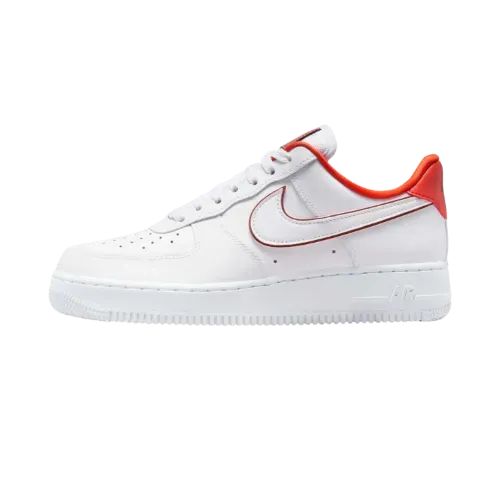 Nike Air Force 1 Low '07 Essential White Orange Feminino