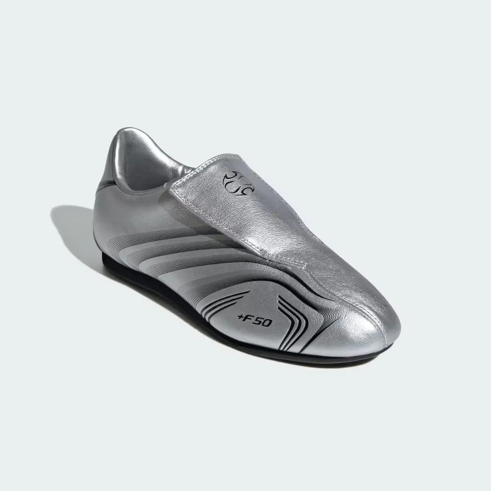 adidas Taekwondo F50 Silver Metallic Core Black — 42 / 43, Novo